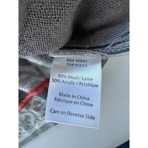 Icelandic Designs Women's Small Chloe Zip Up Sweater Wool Blend Nordic - Picture 4 of 10